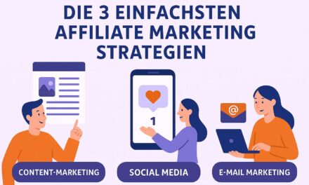 Die 3 einfachsten Affiliate-Marketing-Strategien für Einsteiger