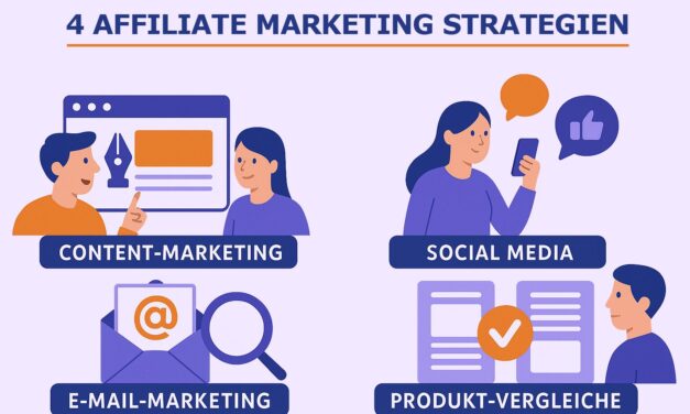 4 bewährte Affiliate Marketing Strategien für Anfänger
