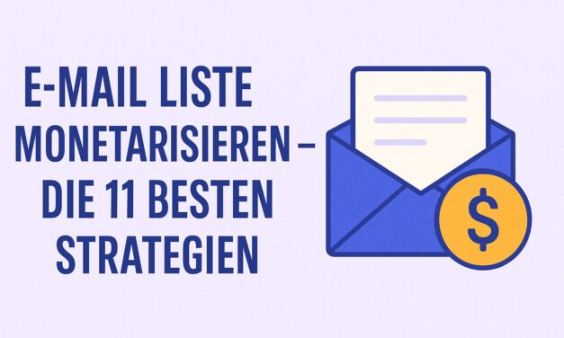 E-Mail Liste monetarisieren – Die 11 besten Strategien