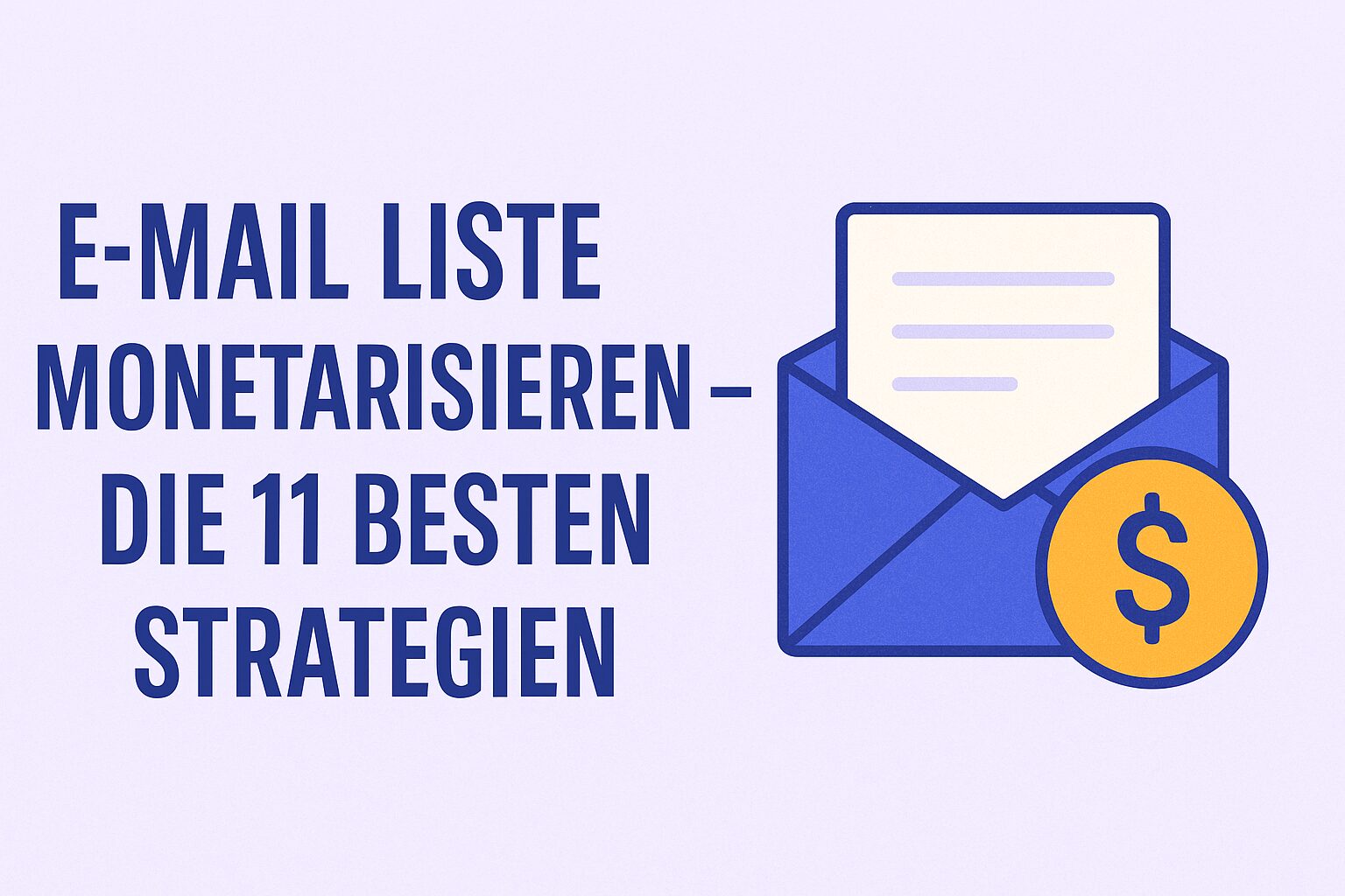 E-Mail Liste monetarisieren
