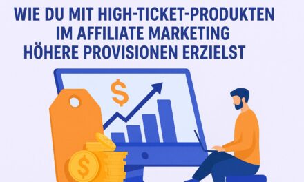 Wie du mit High-Ticket-Produkten im Affiliate Marketing höhere Provisionen erzielst