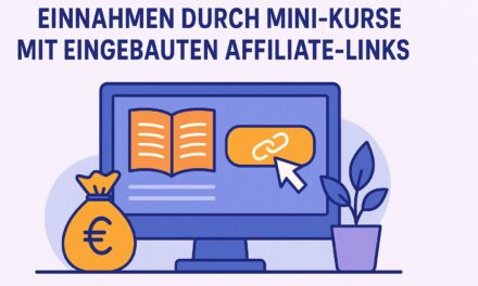 Einnahmen durch Mini-Kurse mit eingebauten Affiliate-Links