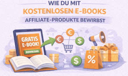 Wie du mit kostenlosen E-Books Affiliate-Produkte bewirbst